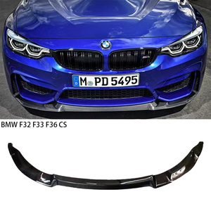 Pour Série 4 F32/F33/F36 Coupé Style CS Lèvre avant en fibre de carbone 2013-2019 - Product Image 1