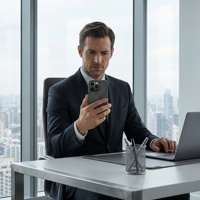 Étui de téléphone portable de luxe pour entreprise avec support magnétique, charge sans fil, protection de l'appareil photo, en cuir suédé pour 16/17 Plus