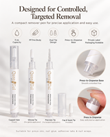 Stylo Dissolvant de Colle à Ongles Acrylique Professionnel 3ml Écologique Sans Acétone ni Éthanol pour Salon et Usage Domestique – Vente en Gros Usine