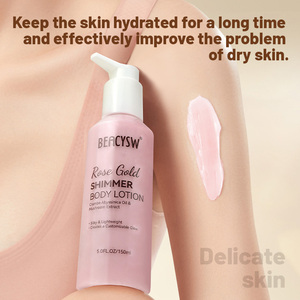 <span class=keywords><strong>Lotion</strong></span> corporelle scintillante or rose avec niacinamide et beurre de karité - Hydratante, raffermissante, antioxydante, réparatrice de barrière pour une peau éclatante - Product Image 2