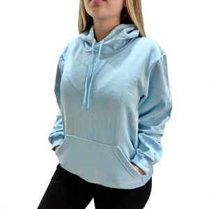 Haut court à capuche tricoté personnalisé pour femme, sweat à capuche personnalisé, pull tricoté à capuche brodé 100% coton hiver - Product Image 1