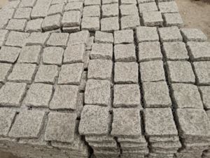 SH đá tùy chỉnh giá đá tự nhiên màu xám g655 Cube Granite pavers giảm lối đi đường lái xe lát đá sỏi cho sàn - Product Image 3