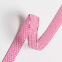 Ruban élastique antidérapant coloré de 1 cm en polyester/silicone, 100 yards/rouleau, pour robes, robes de mariée, bretelles de bustier