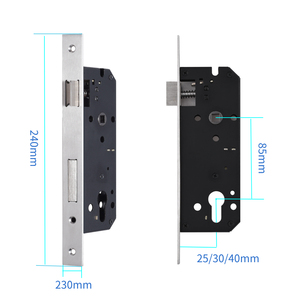 Tùy Chỉnh Cơ Khí Bằng Gỗ Khóa Cửa Cao An Ninh Thép Không Gỉ 2585/3585/4085/4585/6085 Lỗ Mộng Cơ Thể Khóa - Product Image 2
