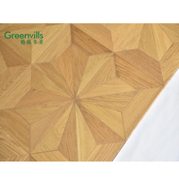 Parquet en bois d'ingénierie en chêne blanc, parquet Versailles, parquet Big Art, pour plus de 100 projets, expérience garantie