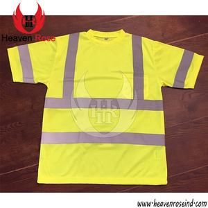 Camiseta de manga corta reflectante para hombres, prenda de vestir, cómoda, de alta visibilidad, para construcción al aire libre, superventas - Product Image 2