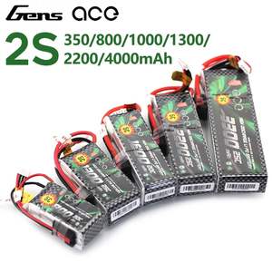 Batería Gens 2S 7.4V 800mAh 1300mAh 1800mAh 2200mAh 4000mAh con Conector T/XT60 para Dron RC - Product Image 2