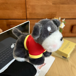 Juguete de peluche de cachorro al por mayor, varios estilos, muñeco de peluche de perro suave <span class=keywords><strong>con</strong></span> ropa, Corgi Schnauzer Teddy Plush para máquinas de garras y regalos - Product Image 5