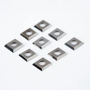 14mm Square Carbide Cutters Inserts Knives for Woodworking Fits Popular Spiral/Helical Planer Cutter Head Wood Lathe Tools