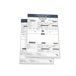 맞춤형 원스톱 서비스 프라이빗 고급 비행기 파일럿의 로그북 쉬운 찢기선 OEM 서비스 - Product Image 2