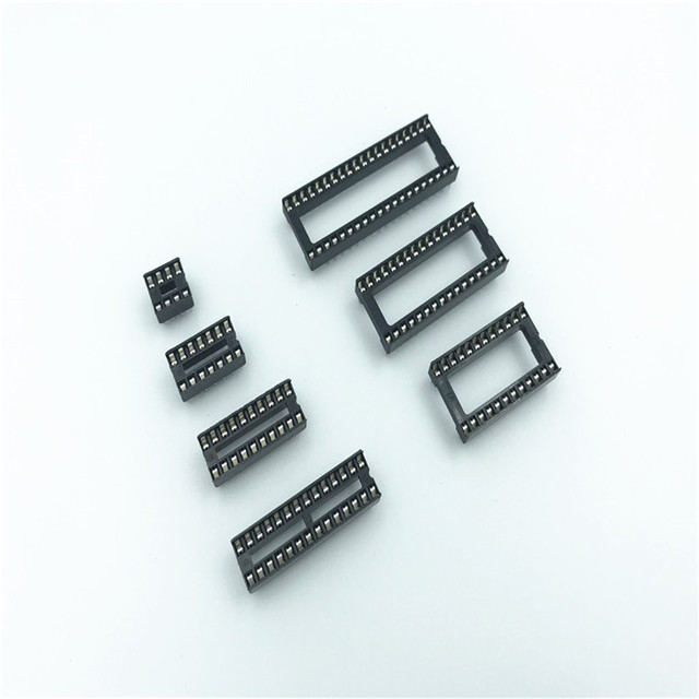 2.54mm Pitch 8 Pin Ic Base Socket