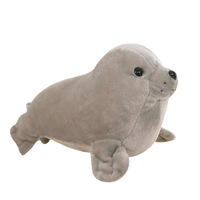 Peluche longue en coton PP, simulation de monde sous-marin (phoque et lion marin), hauteur 31-50 cm, pour les plus de 14 ans, événements Zoo et Aquarium