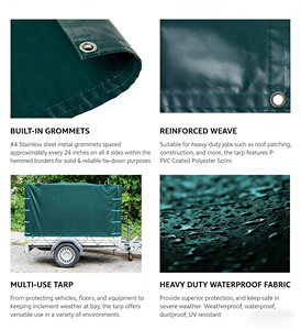 <span class=keywords><strong>Lona</strong></span> Ripstop para Camiones/Cubiertas Exteriores, Impermeable, Resistente al Fuego, Protección UV, Lonas de PVC, 120 g/m², <span class=keywords><strong>Lona</strong></span> - Product Image 5