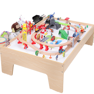 Bảng trò chơi theo dõi xe lửa bằng gỗ lớn với tháp Xe Lửa <span class=keywords><strong>Thomas</strong></span> & hang đôi tương thích với độ tuổi từ 5 đến 7 năm - Product Image 2