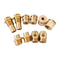 Inserts filetés en laiton prototypes, fabrication sur mesure en petites séries, échantillon rapide en 48 heures, service CNC