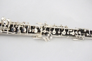 Oboe professionnel C FOB-400 en bois d'ébène noir naturel, kit de rangement complet, <span class=keywords><strong>instrument</strong></span> d'entraînement pour académie musicale - Product Image 4