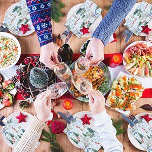 CZJ028 Serviettes jetables sur le thème <span class=keywords><strong>de</strong></span> Noël Bonhomme <span class=keywords><strong>de</strong></span> neige d'hiver Pin <span class=keywords><strong>Table</strong></span> Serviettes <span class=keywords><strong>de</strong></span> <span class=keywords><strong>table</strong></span> pour les fournitures <span class=keywords><strong>de</strong></span> fêtes - Product Image 6