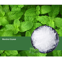 Menthol pur frais avec extrait de menthe poivrée en vrac à prix d'usine, cristaux de menthol