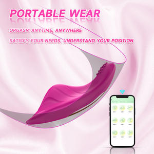 Aplicación de control remoto masturbador femenino estilo almohadilla PRODUCTOS DE SALTO para sexo más seguro - Product Image 5