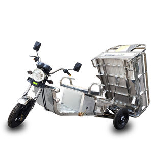 Triciclo Eléctrico de Carga de Acero Inoxidable 2026, Scooter Eléctrico de 3 Ruedas, Bicicleta Eléctrica de Carga - Product Image 1