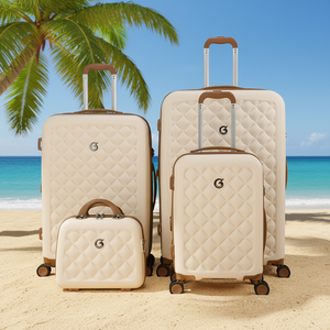 Ensemble de Bagages Ultra-Légers Goby London 14/20/25/29 Pouces, <span class=keywords><strong>Valise</strong></span> Trolley ABS Grande Capacité Extensible avec Roues pour Embarquement - Product Image 1