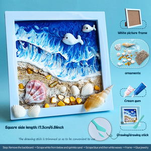 Kit d'artisanat de mosaïque DIY en gros pour usine, cadre d'<span class=keywords><strong>art</strong></span>, colle crème, décoration faite à la main, personnalisable en vrac - Product Image 5
