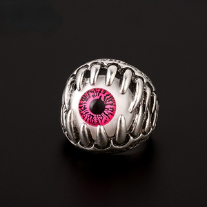 Anillo de Ojos Malvados con Personalidad Punk Rock <span class=keywords><strong>para</strong></span> Mujeres y Hombres, Anillos Unisex de Hip-hop con Ojos, Anillos de Individualidad, Accesorios <span class=keywords><strong>para</strong></span> Fiestas de Halloween - Product Image 6