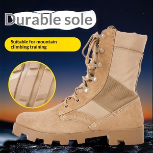 <span class=keywords><strong>Botas</strong></span> de Senderismo Unisex de Caña Alta para Desierto, Calzado de Entrenamiento para Trekking al Aire Libre, Transpirables, Antideslizantes y Duraderas para Camping - Product Image 3