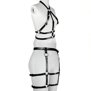 Corsés para mujer, esposas, correas para muslos, accesorios sexuales, artículos para fiestas, cinturón, decoración de cintura, adorno de cuero sin máscara - Product Image 5