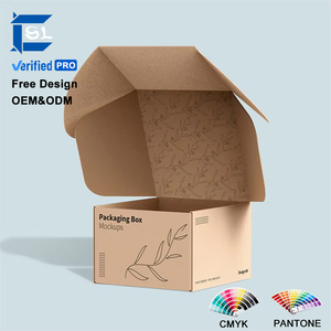 Tùy chỉnh in vận chuyển bao bì kraft có thể gập lại hộp quà tặng cho quần áo giày gửi thư Hộp máy bay cao cấp dày gửi thư hộp - Product Image 1