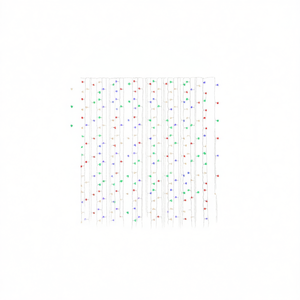 Guirnalda de Luces LED de Cortina, 300 LED de Colores, 9.8 Pies, Iluminación para Fiestas, IP44, Decoración Interior y Exterior - Product Image 1