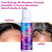 Kit d'installation de perruques : Colle adhésive imperméable pour perruques Lace Front, stylo colle ultra-fixation, spray de fusion, ensemble de maintien de perruque