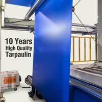 Bâche en PVC enduite anti-déchirure et anti-moisissure avec garantie UV 10 ans, en matériau écologique pour bâches de camion et abris extérieurs