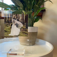 Plaque musicale personnalisée en verre avec couverture d'album musical, plaque Spotify, support, signe en acrylique, cadeau d'anniversaire