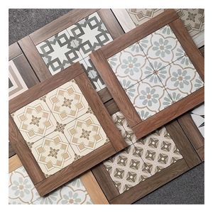 Đầy Đủ Cơ Thể 600*600 Nội Thất Bằng Gỗ Hoa Mô Hình Sứ 60 Bởi 60 Matte Tráng Men Mộc Mạc Gạch Lát Sàn Cho Phòng Khách - Product Image 1