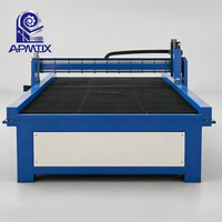 Mesin Pemotong Plasma CNC Gantry Portabel Dengan Kontrol Ketinggian Torch, Sumber Plasma 100A 220V untuk Logam Baja