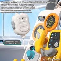 Console de jeu d'aventure éducative pour bébé, jouet volant, simulateur d'avion pour enfants avec lumières et musique