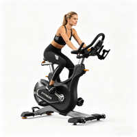 Nouveau modèle de vélo d'exercice magnétique en acier inoxydable, design durable pour la maison et l'entraînement physique en intérieur