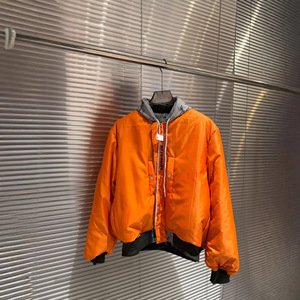 Chaqueta con Capucha y Cremallera de Algodón con Estampado de Grafiti, Chaqueta Bomber para Hombre y Mujer <span class=keywords><strong>2</strong></span> - Product Image 3