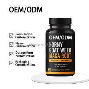 Op Maat Gemaakte <span class=keywords><strong>Hot</strong></span> Selling Geile Geit Weed Veggie <span class=keywords><strong>Capsules</strong></span> Met 10: 1 Maca Wortel Extract Voedingssupplement Voor Uithoudingsenergie - Product Image 4