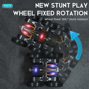 Coche RC AiJH con Tracción en las 4 Ruedas, Vehículo de Doble Cara con Luces, Control Remoto de 2.4G, Acrobacias, 5 Canales - Product Image 4