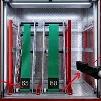 Support de rangement pour tuyau d'incendie portable et durable YONGAN (matériau PVC)