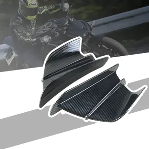 Wholesale ABS Universal Carbon Fixed Fairing Aerodynamic Winglet Wing For Ducati Kawasaki Yamaha Honda CFMOTO Suzuki