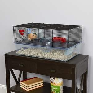 Vente en gros grande <span class=keywords><strong>cage</strong></span> à <span class=keywords><strong>hamster</strong></span> avec jeu de tuyau transparent dégagement de précision évasion fil renforcé épais résistant aux morsures - Product Image 2