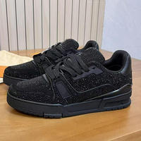 Baskets de sport unisexe de luxe à lacets, confortables, à semelle épaisse, respirantes, en maille de coton, personnalisables, pour homme, collection Automne/Hiver 2026