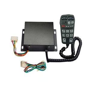 9200R9EN Kit de Alarma para Coche con Cable de 200W, Sirena con Sistema de PA para Vehículos de Emergencia, 12-24V, 125dB - Product Image 1