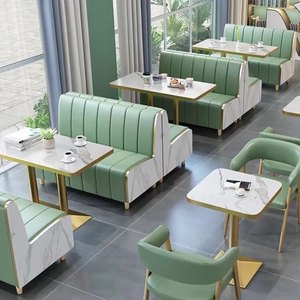Mesas y sillas de restaurante de China, restaurante de estilo occidental, cafetería, bar, muebles de restaurante, muebles de cafetería, asientos de cabina - Product Image 1
