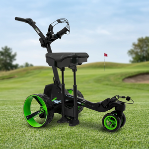 MG Electric Golf Trolley 3 Wheels 400W Motor <b>24V</b> Lithium <b>Battery</b> Lightweight Push Cart up to 72 Holes US Model DG500 - Product Image 2