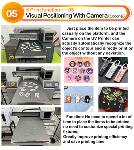 Funtun A2ขนาด2 Epson หัว XP600 1400dpi, กล่องใส่ปากกาแก้วใส่กอล์ฟเครื่องพิมพ์ยูวีแบบหมุนแท่นวาง - Product Image 6