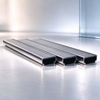 Barre d'espacement Warm Edge en acier inoxydable PP à rupture de pont thermique 0,38 W/mK anti-condensation pour mur rideau commercial et façade IGU